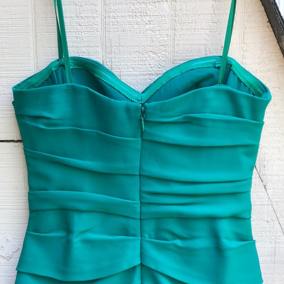BCBG MAXAZRIA emerald green strapless dress NEW 6 - Picture 6 of 11